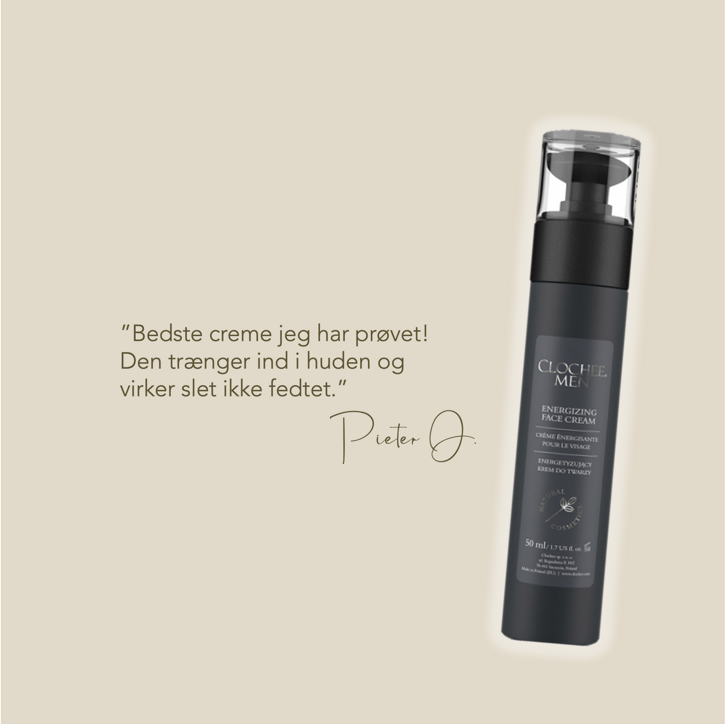 MEN's Energizing Face Cream