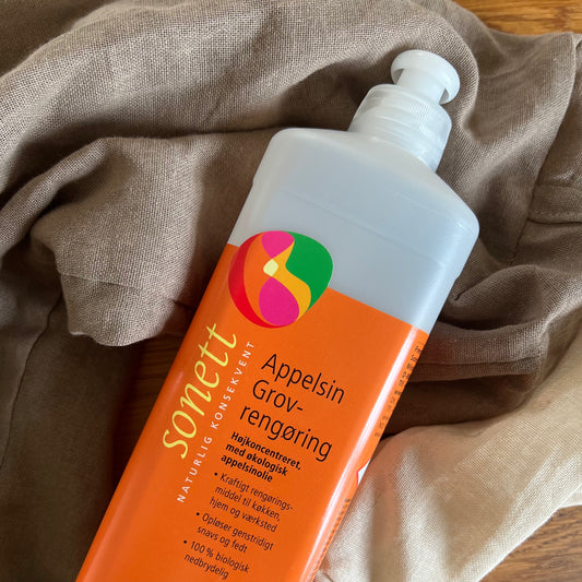 Grovrengøring med Appelsin