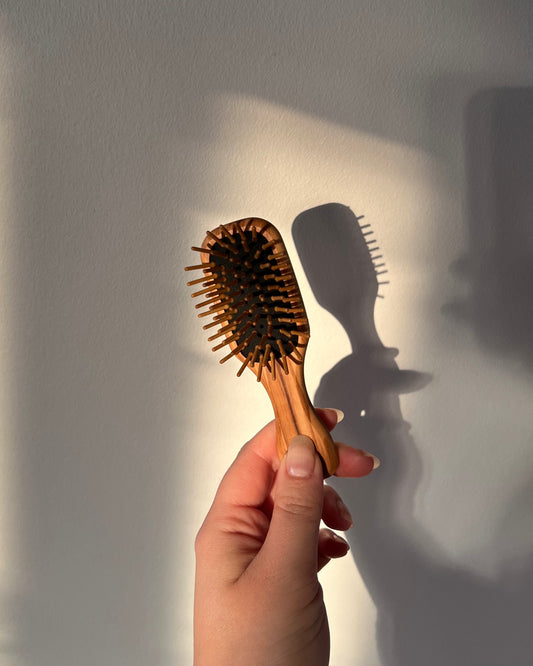 Hårbørste til håndtasken