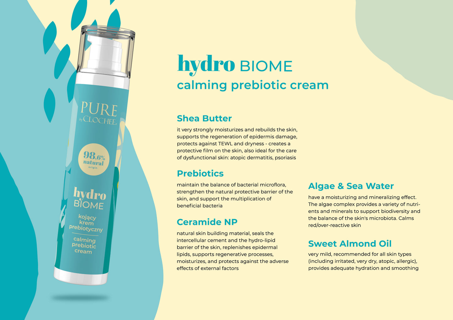 HYDRO BIOME Calming Prebiotic Cream