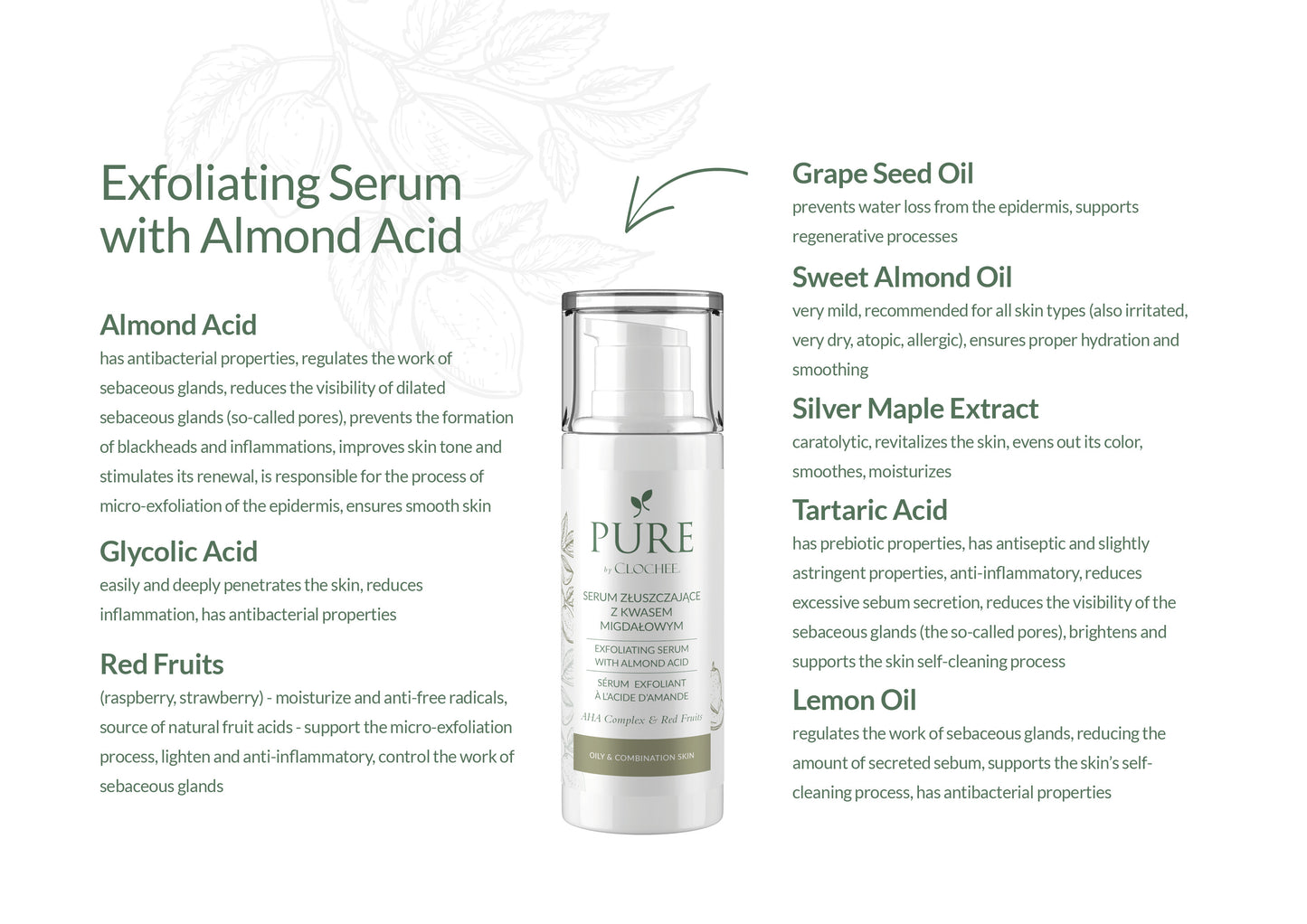 Exfoliating Serum with Almond Acid