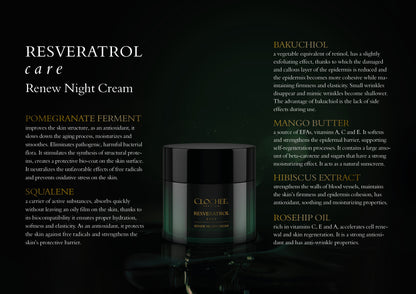 Renew Night Cream Resveratrol Care