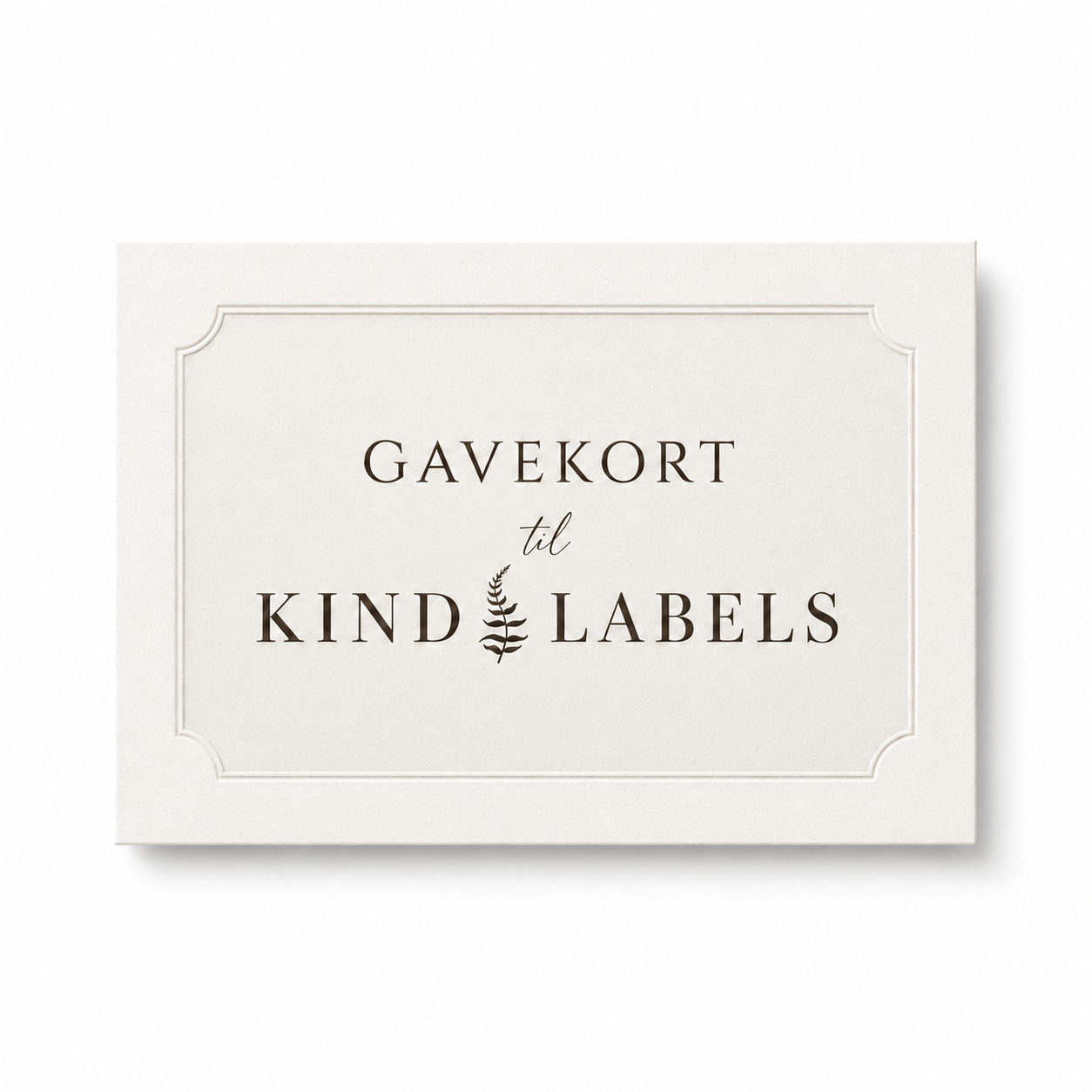 Gavekort til Kind Labels 🌿