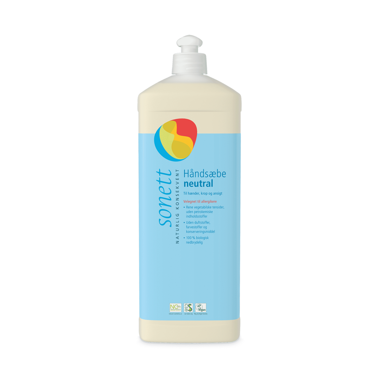 Håndsæbe 1 liter Parfumefri