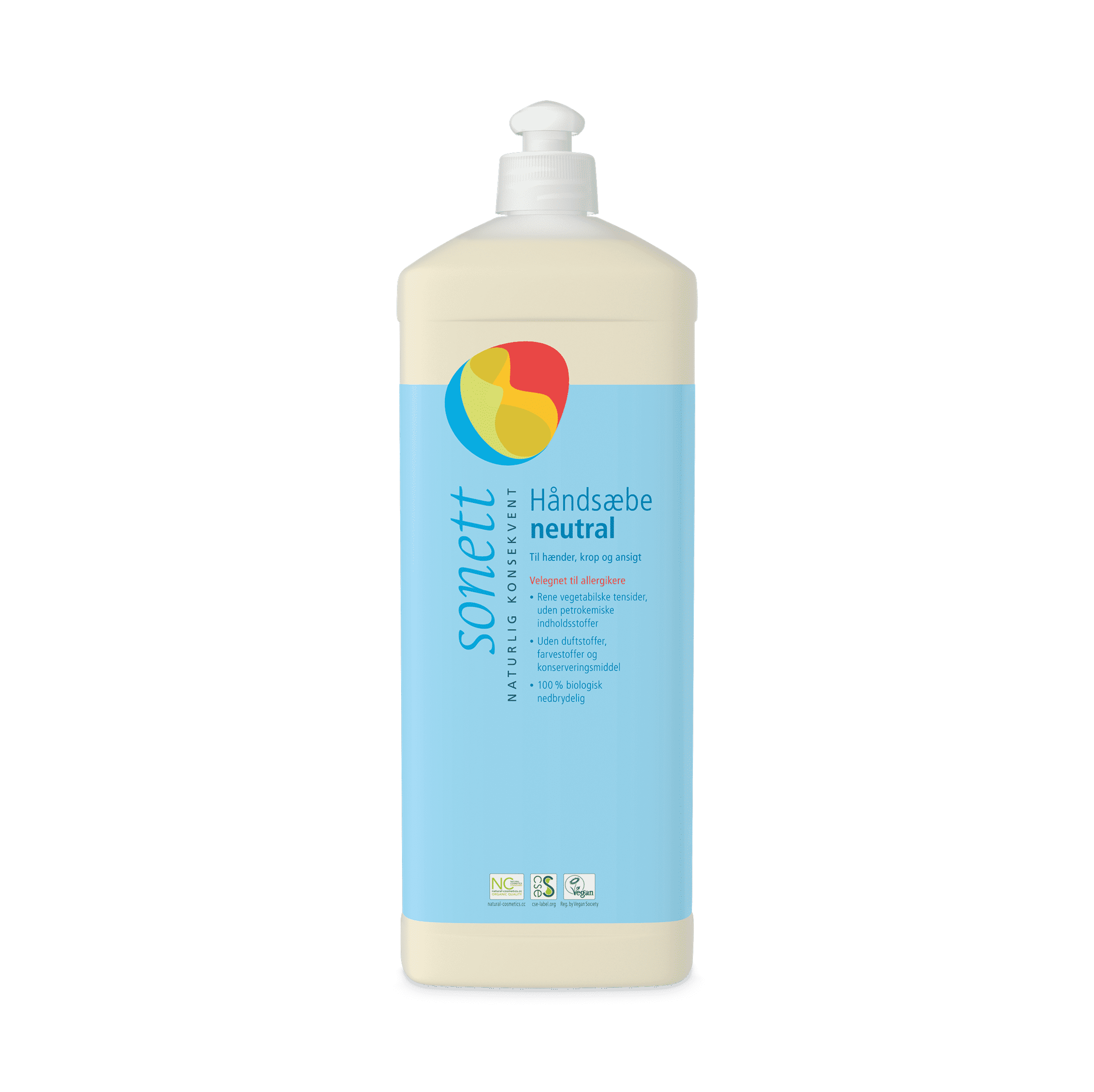 Håndsæbe 1 liter Parfumefri