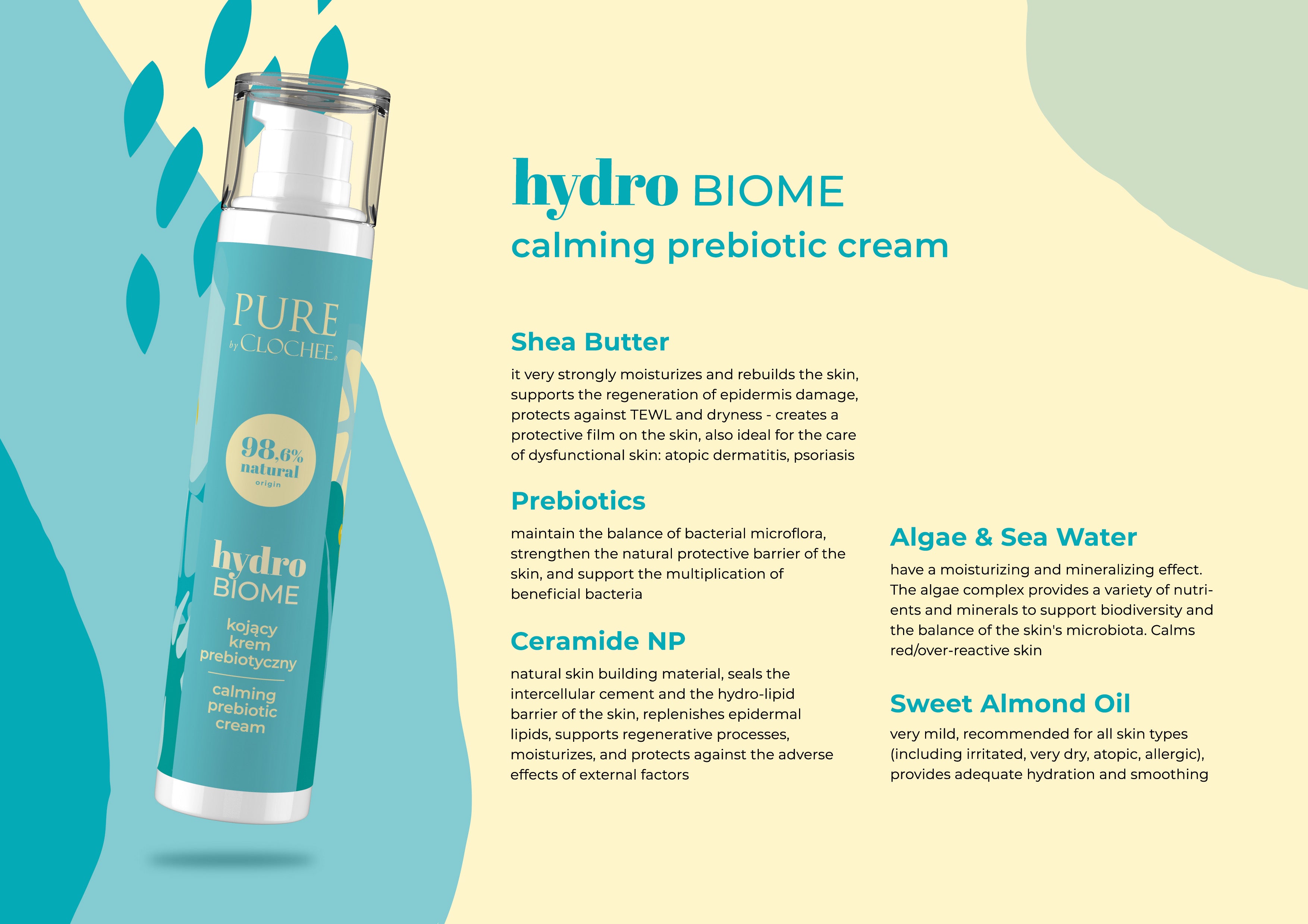 REDUCE WASTE HYDRO BIOME Calming Prebiotic Cream