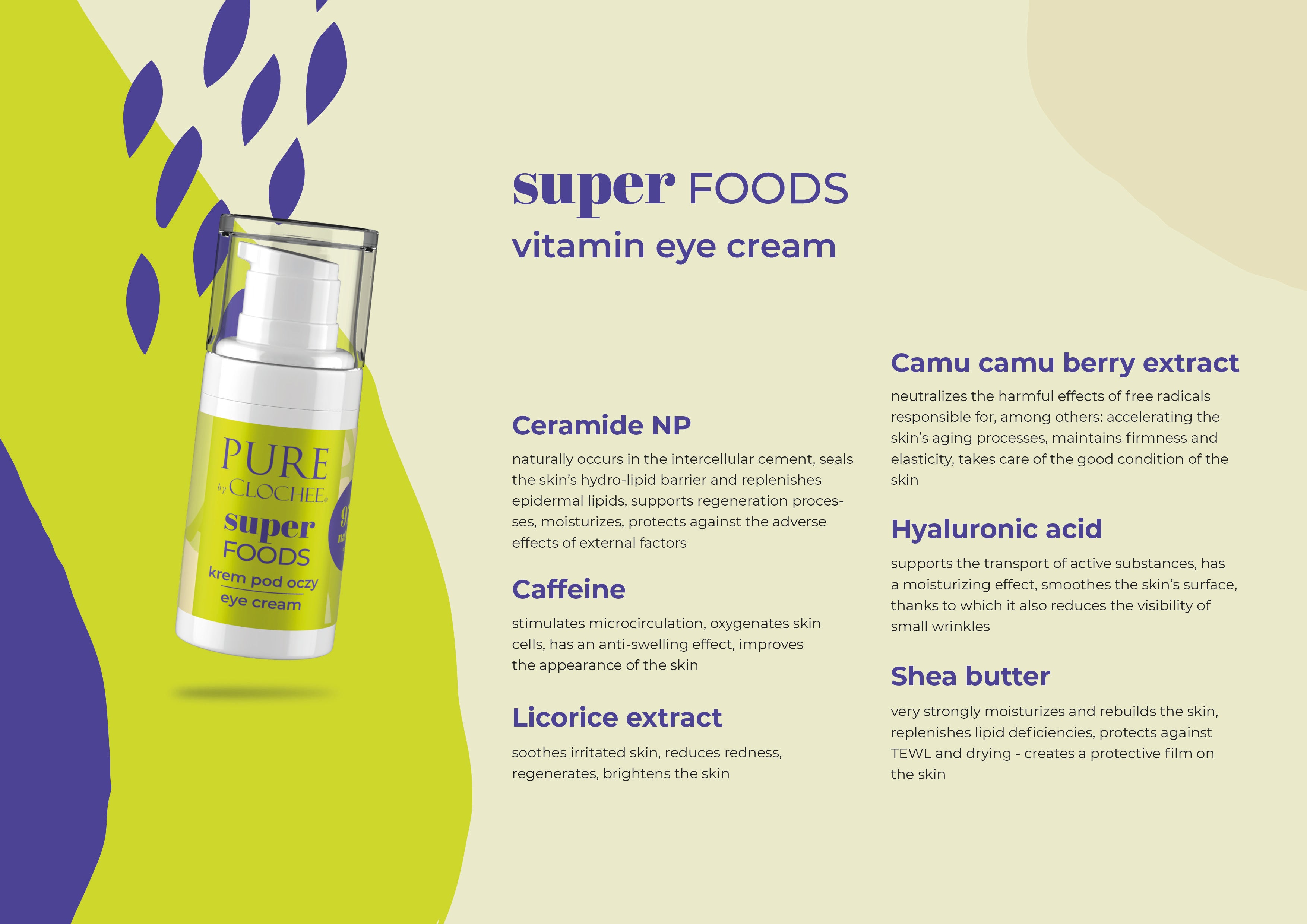 REDUCE WASTE Super Foods Vitamin Eye Cream